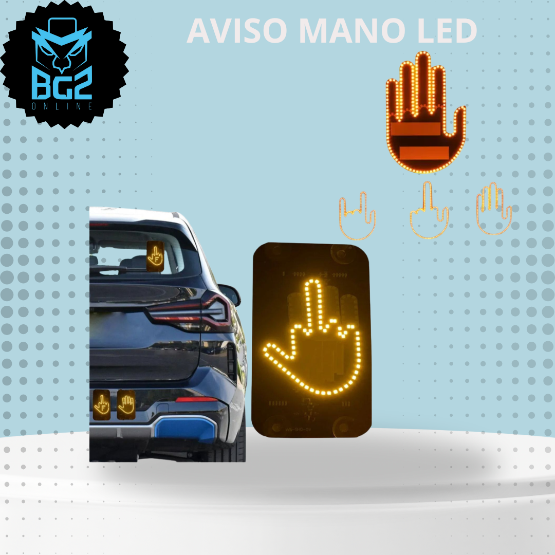 AVISO LED PARA CARRO